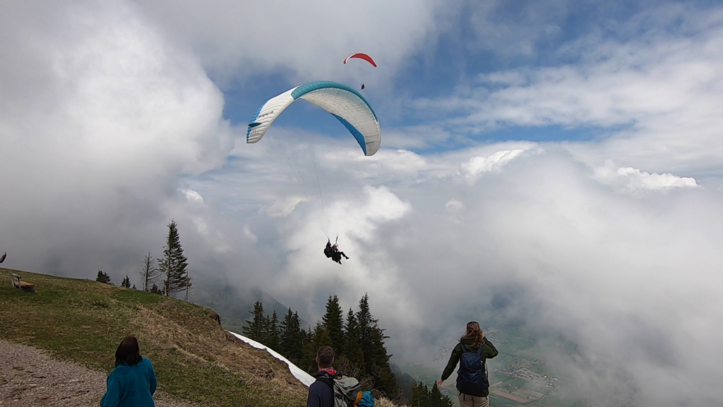 Gleitschirm mitfliegen Rigi-Kulm