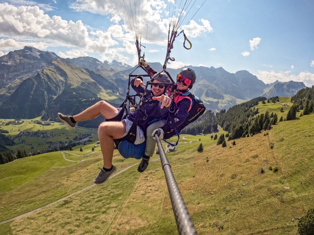 Engelberg Brunnihütte Paragliding