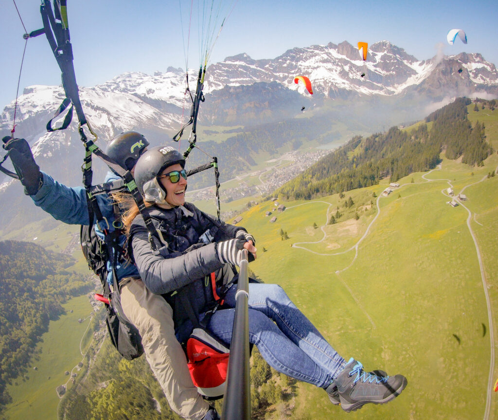 Gleitschirm Team-Ausflug Engelberg