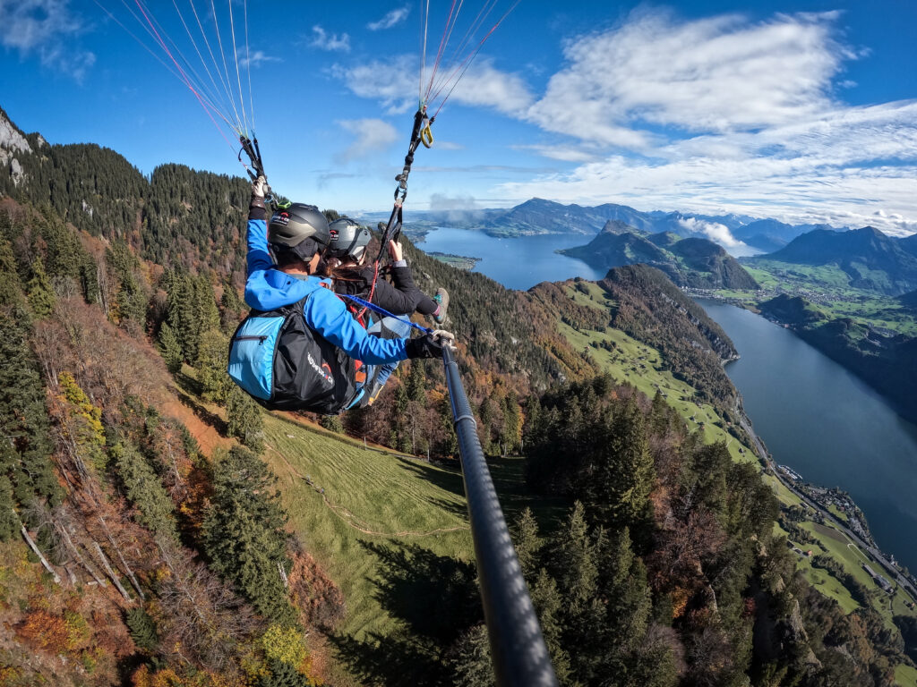 Paragleiten Alpnachstad Vierwaldstättersee